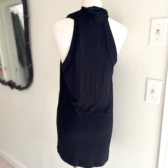 Theory Black Halter Style Sleeveless Shirt - Picture 3 of 5